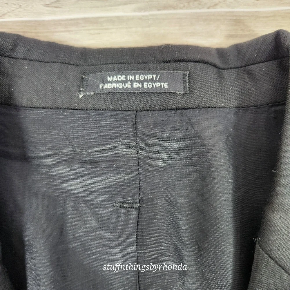 EXPRESS Black 2-Button Double Vented Wool Poly Blend 38R Blazer‎ Jacket